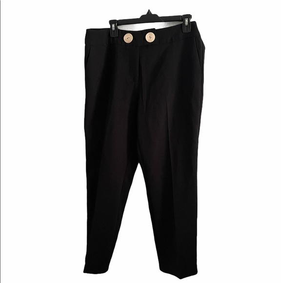 NWTMark New York slim ankle black pants s… 008